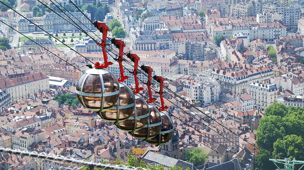 Best drives in France: Route Napoleon cable cars in Grenoble